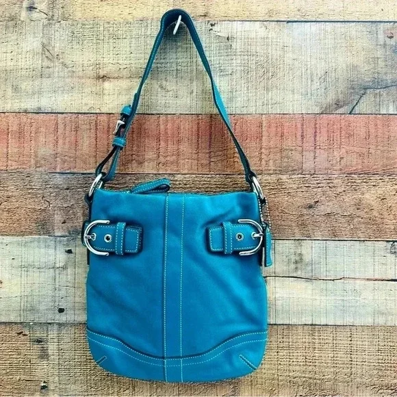 Coach Vintage Soho Slim Buckle Small Hobo Leather Bag - Picture 2 of 12